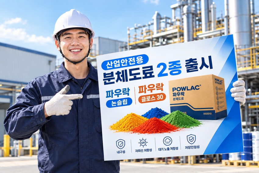 산업안전용 분체도료 신제품 2종 출시